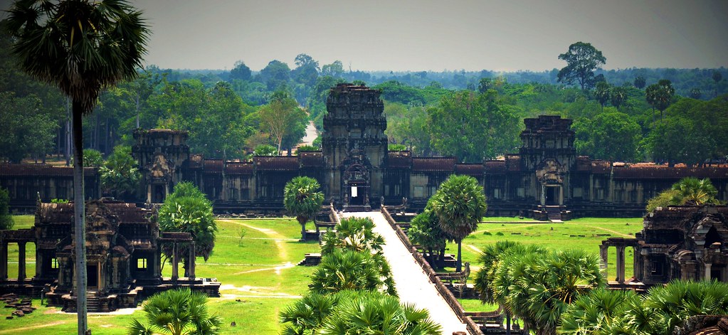 "Angkor wat, off season" by Stig Berge is marked with CC0 1.0